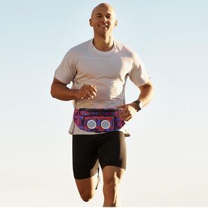 Teva Jammypack Fanny Pack Stereo Speakers Retro 90’s Red and Blue